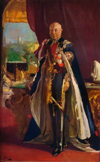 Studie voor een portret van de graaf van Lonsdale, ca. 1932 door Sir John Lavery