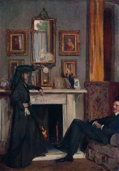 De grijze salon, Tanger, 1911, 1914 door Sir John Lavery