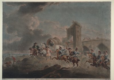 Smokkelaars aangevallen, 1795-1798 door Sir Peter Francis Bourgeois