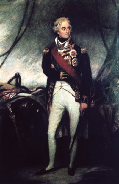 Lord Nelson door Sir William Beechey