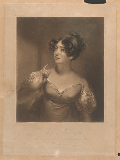 Miss Mellon in de rol van Voltante in de Honeymoon door Sir William Beechey