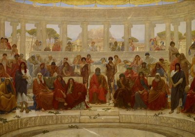 Een publiek in Athene tijdens de voorstelling van 
