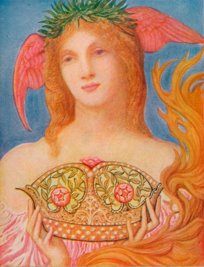 De kroon van vrede, c1882, 1914 door Sir William Blake Richmond