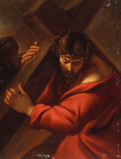 Christus op de weg naar Calvarie door Sisto Badalocchio