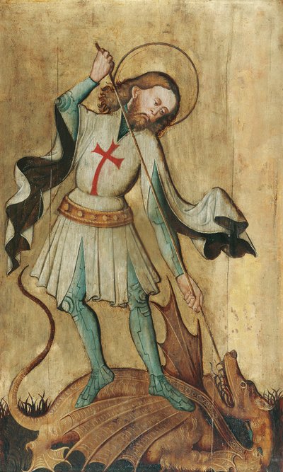Heilige Joris als drakendoder door Slowakischer Maler