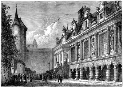Stadhuis in La Rochelle, Frankrijk, 1882-1884 door Smeeton