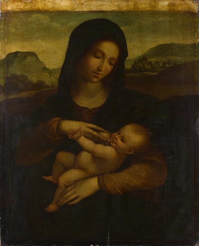 De Madonna en Kind, ca. 1520 door Sodoma