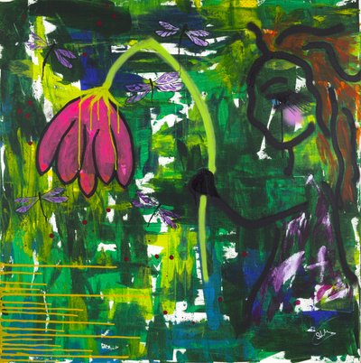 Weelderige Dragonfly Dream door Sofia Toborg