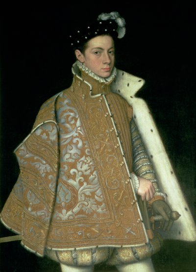 Alessandro Farnese (1546-92), later gouverneur van de Nederlanden (1578-86), zoon van Margaretha van Parma (1522-86) en Ottavio Farnese, hertog van Parma (1520-86), ca. 1561 door Sofonisba Anguissola