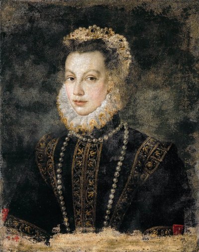 Elisabeth van Valois, Koningin van Spanje door Sofonisba Anguissola