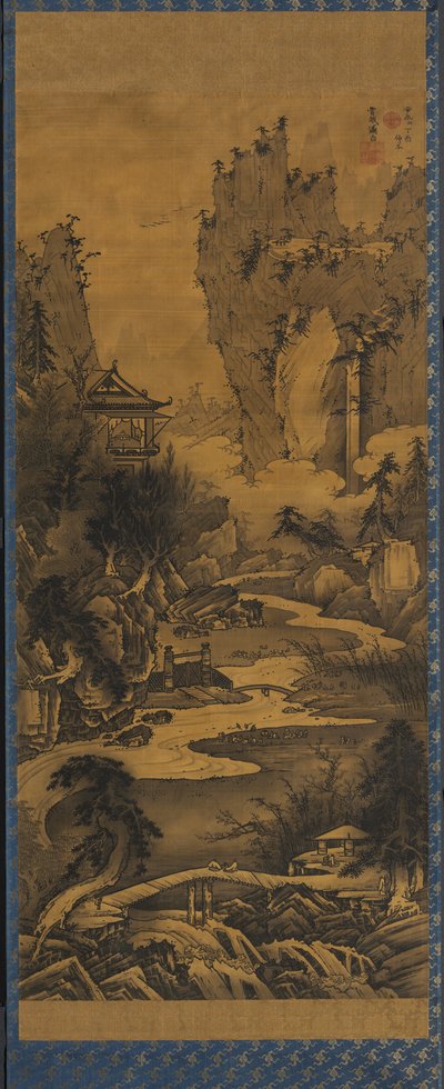 Orchideeën Paviljoen Bijeenkomst, 1777 door Soga Shohaku