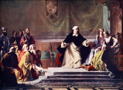 De Verdrijving van de Joden uit Spanje door Solomon (after) Hart