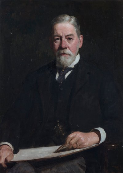 Portret van Sir Thomas Graham Jackson, ca. 1896 door Solomon Joseph Solomon