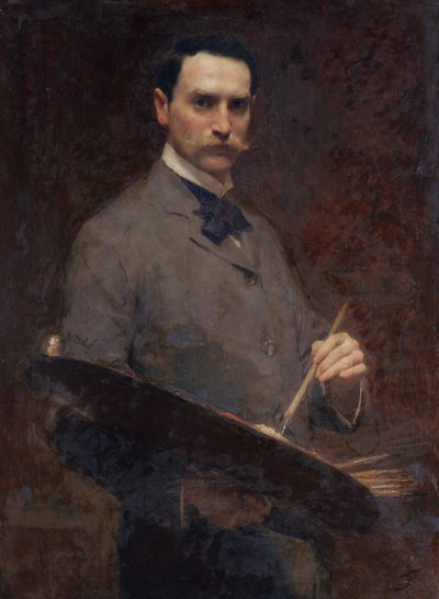 Zelfportret, ca. 1896 door Solomon Joseph Solomon