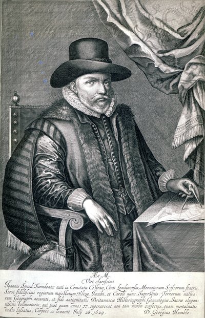 John Speed, uitgegeven door George Humble, 1632 door Solomon Savery