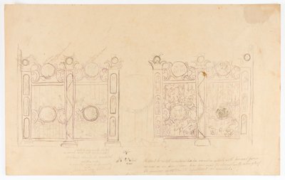 Studie hekwerk door Solon H. Borglum