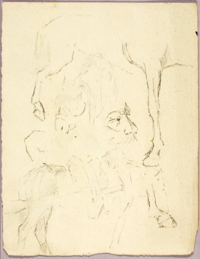 Paarden door Solon H. Borglum