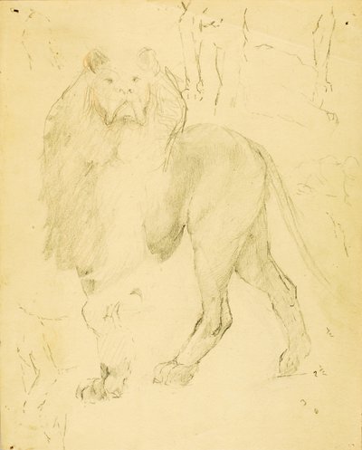 Leeuw door Solon H. Borglum