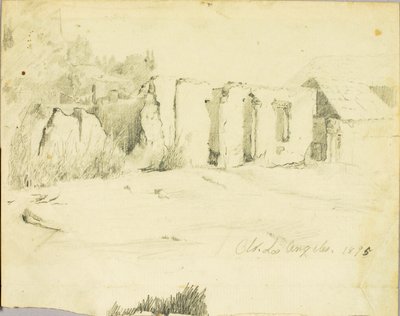 Oud Los Angeles door Solon H. Borglum