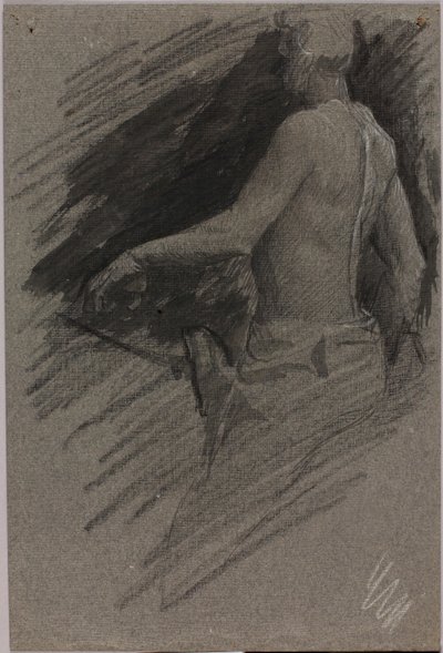Studie voor ruitermonument door Solon H. Borglum
