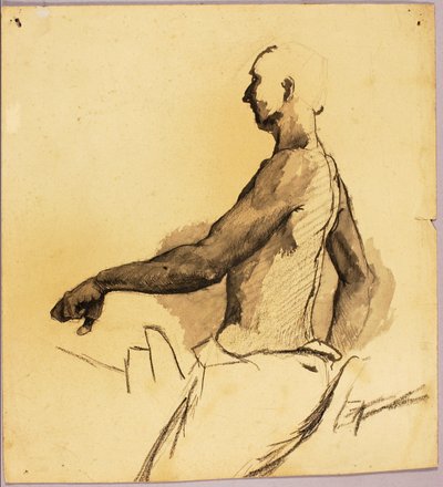 Studie voor een ruitermonument door Solon H. Borglum