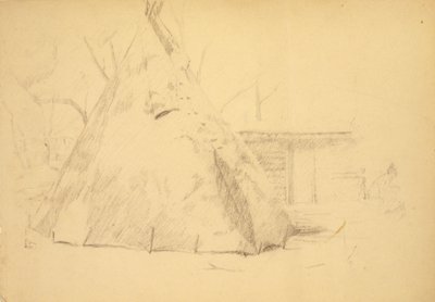 Teepee door Solon H. Borglum
