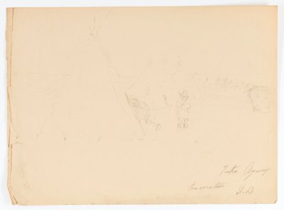 Agentschap Yankton door Solon H. Borglum