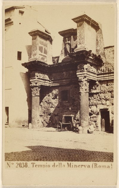 Tempel van Minerva (Rome) door Sommer and Behles
