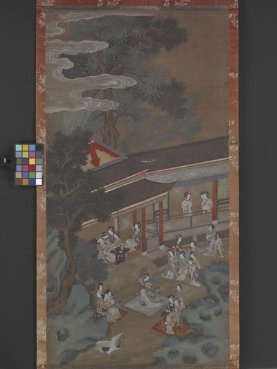 Een feest in het Han-paleis door Songnian Liu