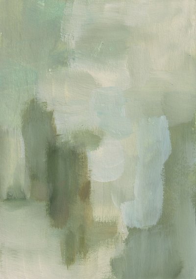 Rustgevend groen abstract door Soniya Vijayakumar