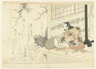Het bereiden van nachtegaalvoer door Sonsai Kôichi