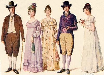 Kleding tijdens De Republiek Onder Washington en Adams, 1790-1800, 1903, 1937 door Sophie B. Steel