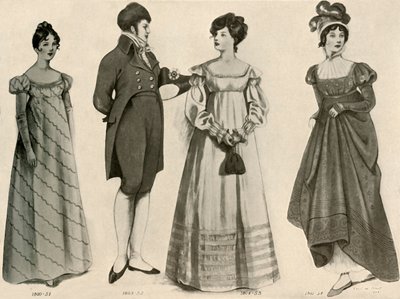 Kleding uit 1800-1808, 1903, 1937 door Sophie B. Steel