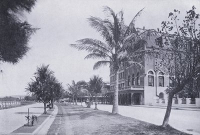 Esplanade, met Marine Hotel, Durban door South African Photographer