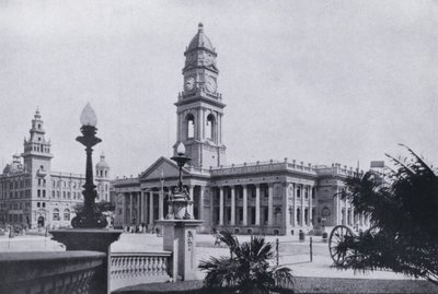 Postkantoor en Natal Bank, Durban door South African Photographer