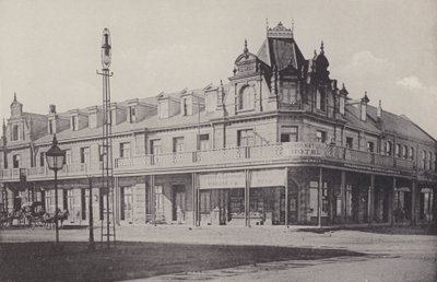 Het Grand National Hotel (zwart-wit foto) door South African Photographer
