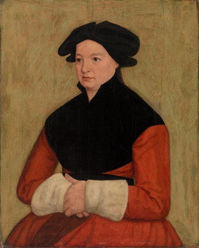 Portret van een Vrouw door South German master