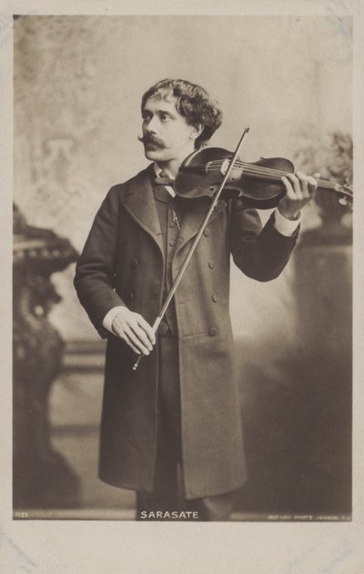 Pablo de Sarasate, Spaanse violist en componist door Spanish Photographer