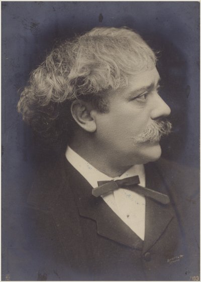 Portret van Pablo de Sarasate door Spanish Photographer