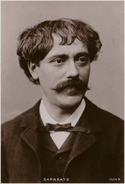 Portret van Pablo de Sarasate door Spanish Photographer
