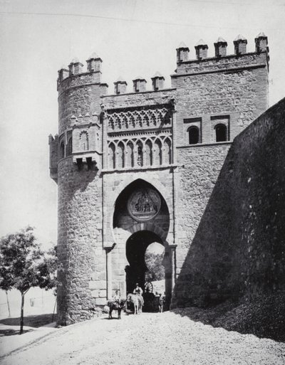 Puerta Del Sol, Toledo (z/w foto) door Spanish Photographer