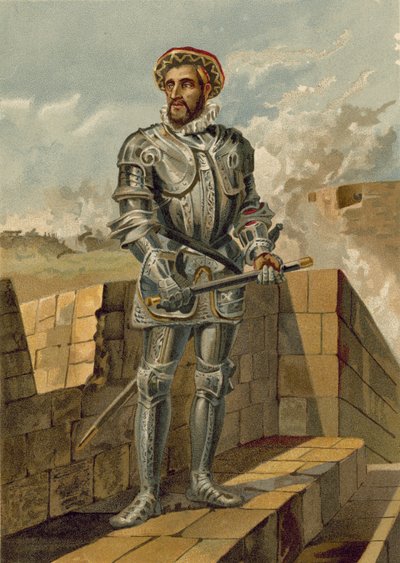 Antonio de Leiva, Spaanse generaal tijdens de Italiaanse Oorlogen door Spanish School