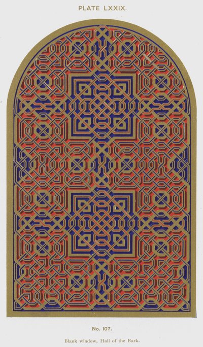 Blanco raam, Hal van de Schors (kleur litho) door Spanish School