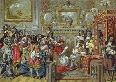 Kabinet van Lodewijk XIV van Frankrijk door Spanish School