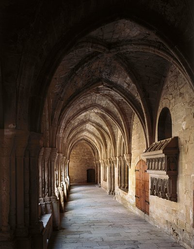 Klooster van de Ridders van het Klooster van Poblet, Vimbodi, Spanje door Spanish School