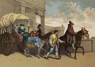 Kostuums van de Franse bourgeoisie, 16e eeuw door Spanish School
