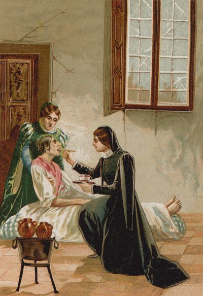 Episode in het leven van Sint Vincentius van Paulo door Spanish School
