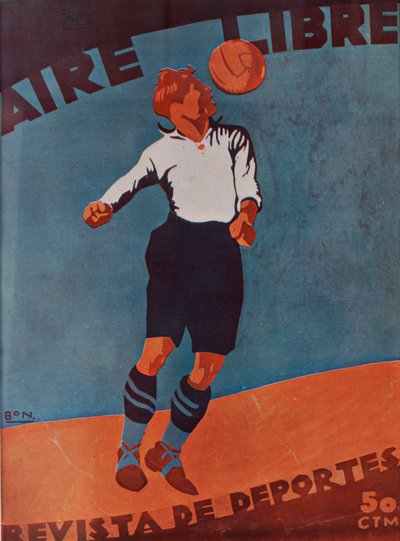 Voorpagina van Aire Libre, ca. 1920-30 door Spanish School