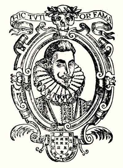 Lope de Vega, Spaanse dichter, toneelschrijver en romanschrijver (litho) door Spanish School