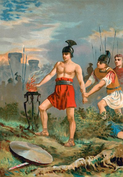 Mucius Scaevola door Spanish School
